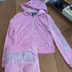 Pink Victoria Secret pink set M-S 🌸